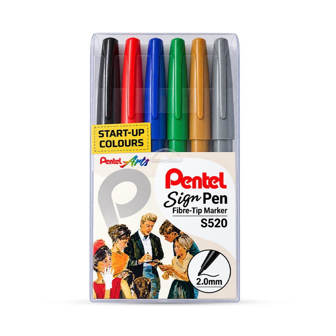 Pentel Sign Pen Set