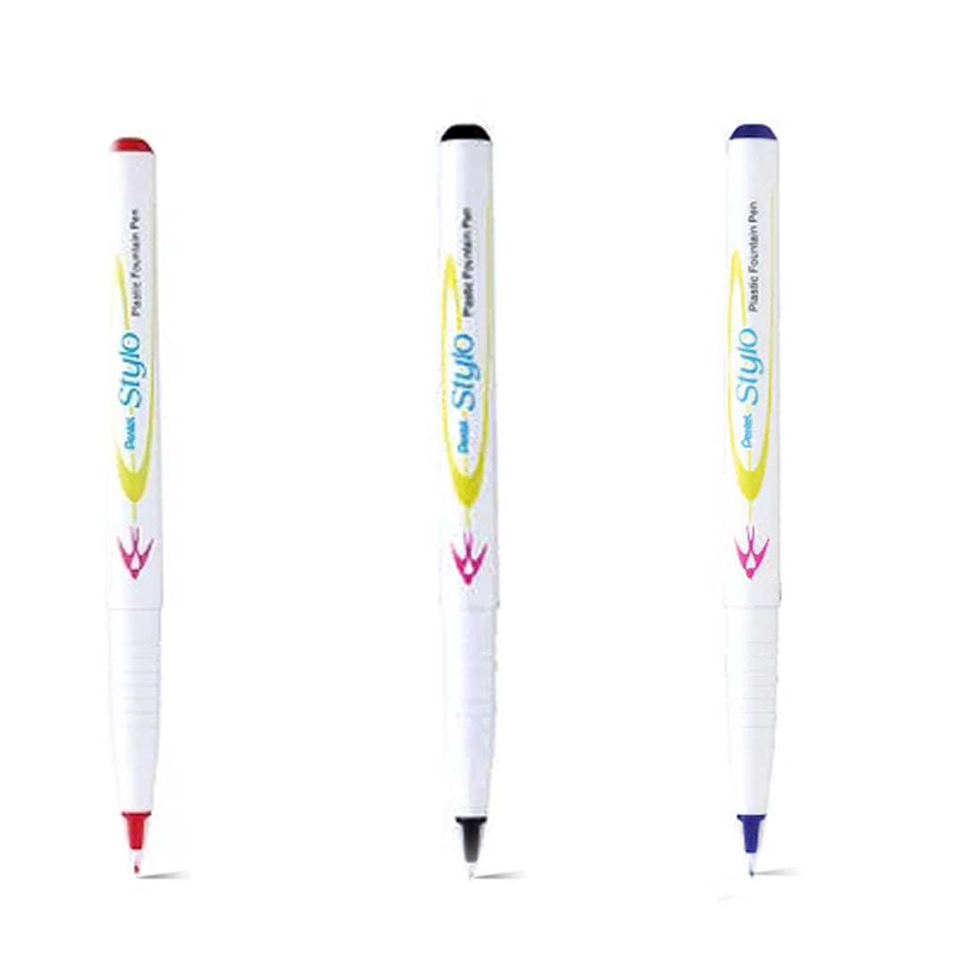 Pentel Stylo Plastic Fountain Pen Set