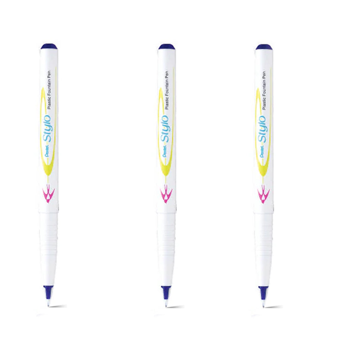 Pentel Stylo Plastic Fountain Pen Set