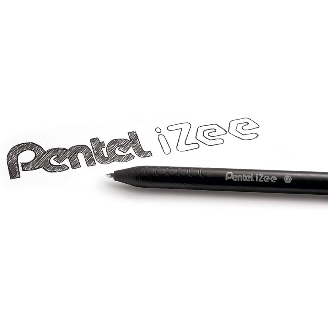 Pentel iZee Click Honeycomb Grip Ball Point Pen