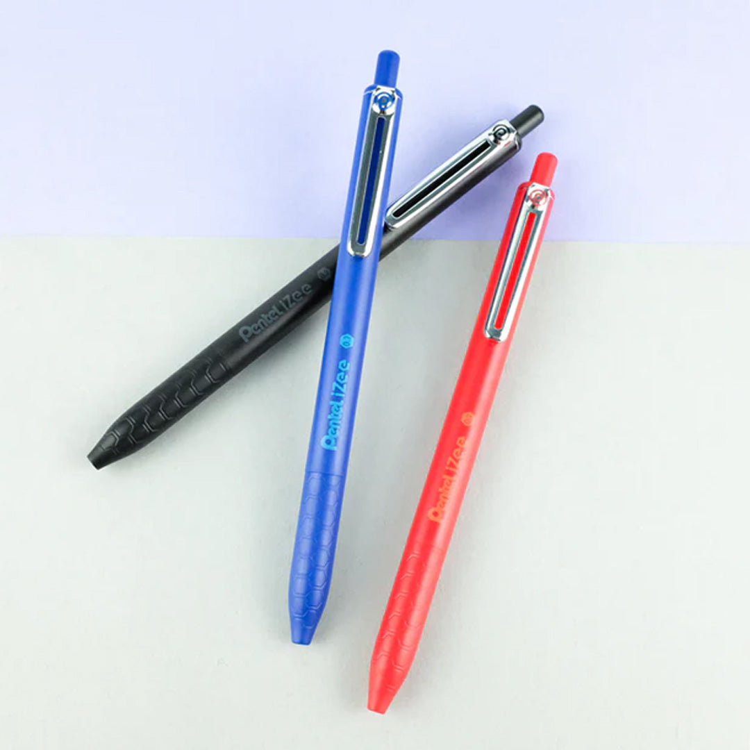 Pentel iZee Click Honeycomb Grip Ball Point Pen