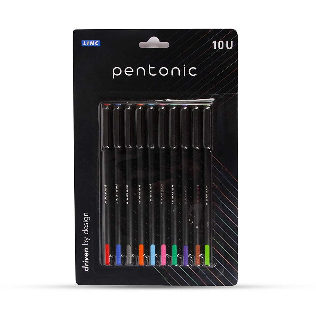 Pentonic Assorted Colours 1.0mm Ball Point Pen