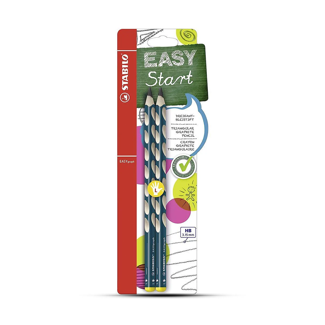 Stabilo Easygraph Left Handed Pencil -Pack of 2