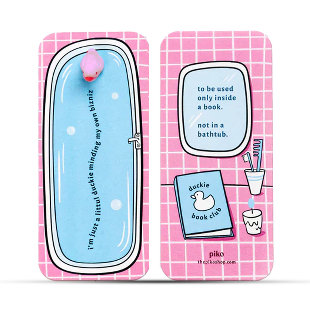 Piko Bathtub Duckie Bookmark