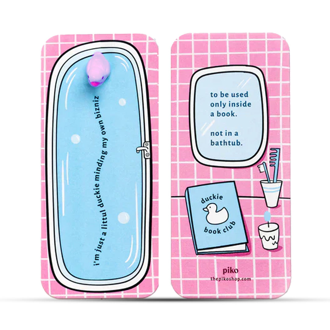 Piko Bathtub Duckie Bookmark