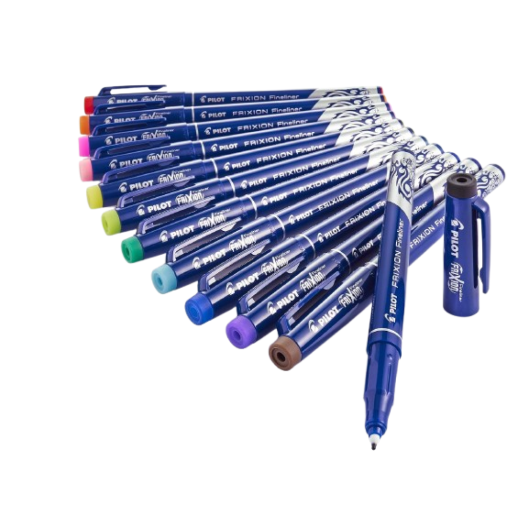 Pilot Frixion Fineliner Marker Pen Set
