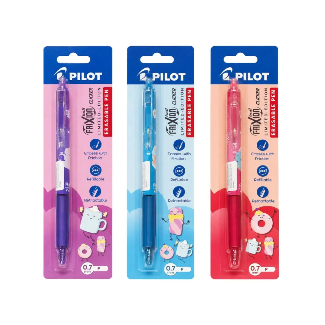 Pilot Limited Edition Frixion Erasable Clicker Roller Ball Pen
