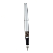 Pilot MR Animal Silver Python CT with Con40 Converter Fountain Pen