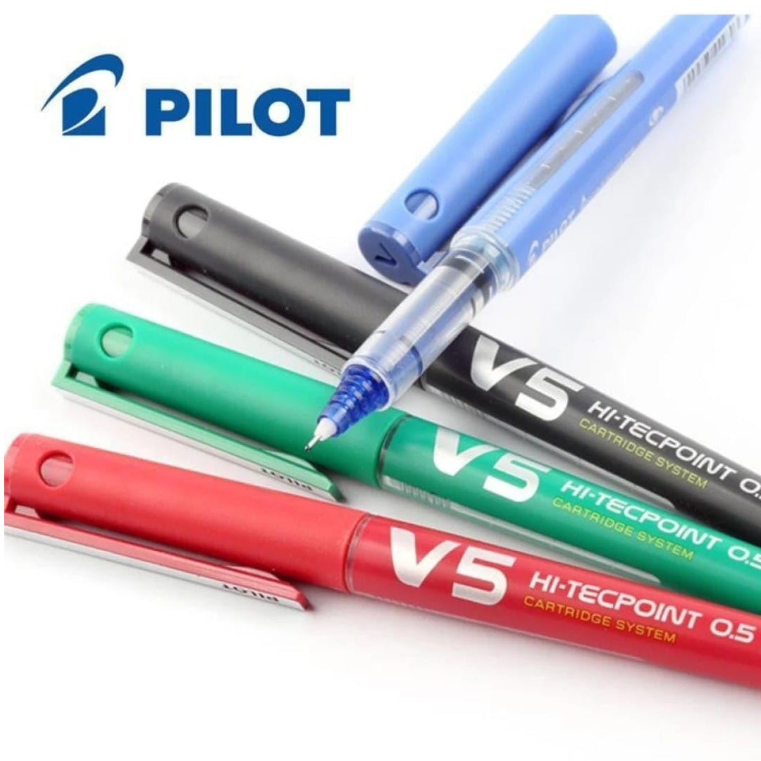 Pilot Hi-Tecpoint V5 Catridge Pen Set