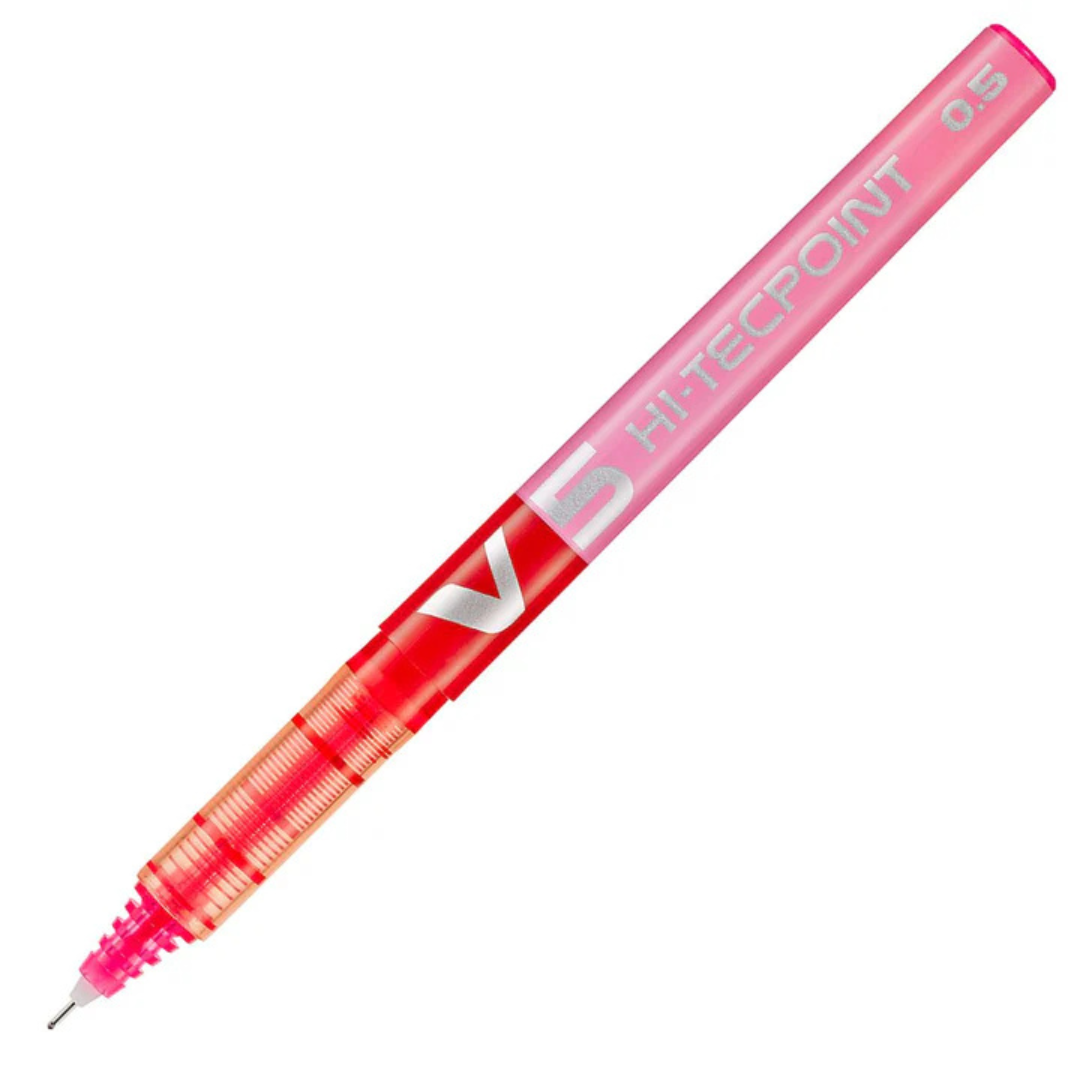 Pilot V5 Hitecpoint 0.5mm Roller Ball Pen Pack Of 2