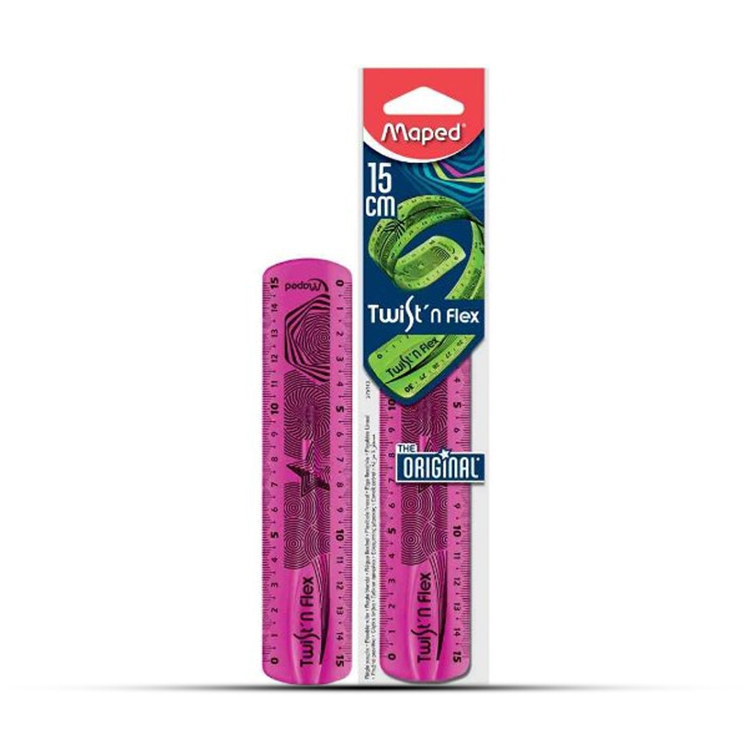 Maped Twist And Flex Flat Ruler (15 cm) - SCOOBOO – SCOOBOO