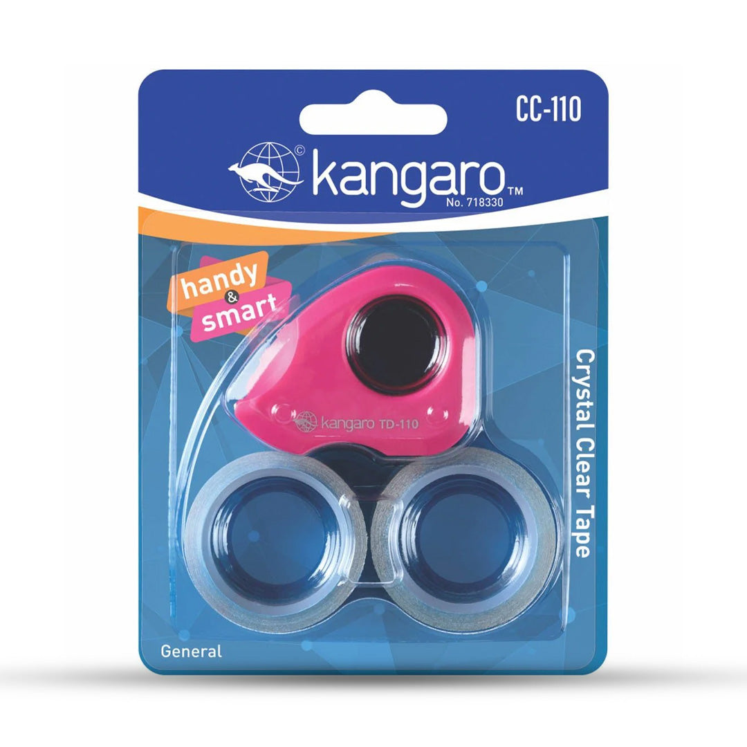 Kangaro Handy & Smart Crystal Clear Tape Dispenser