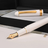 Platinum 377 White Century Fountain Pen