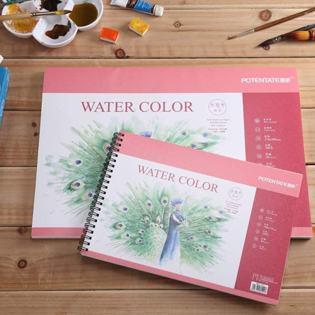 Potentate Artist Watercolor Book  Wire, Rough