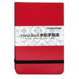 Potentate WaterColor HandBook Journal Cold Press RED