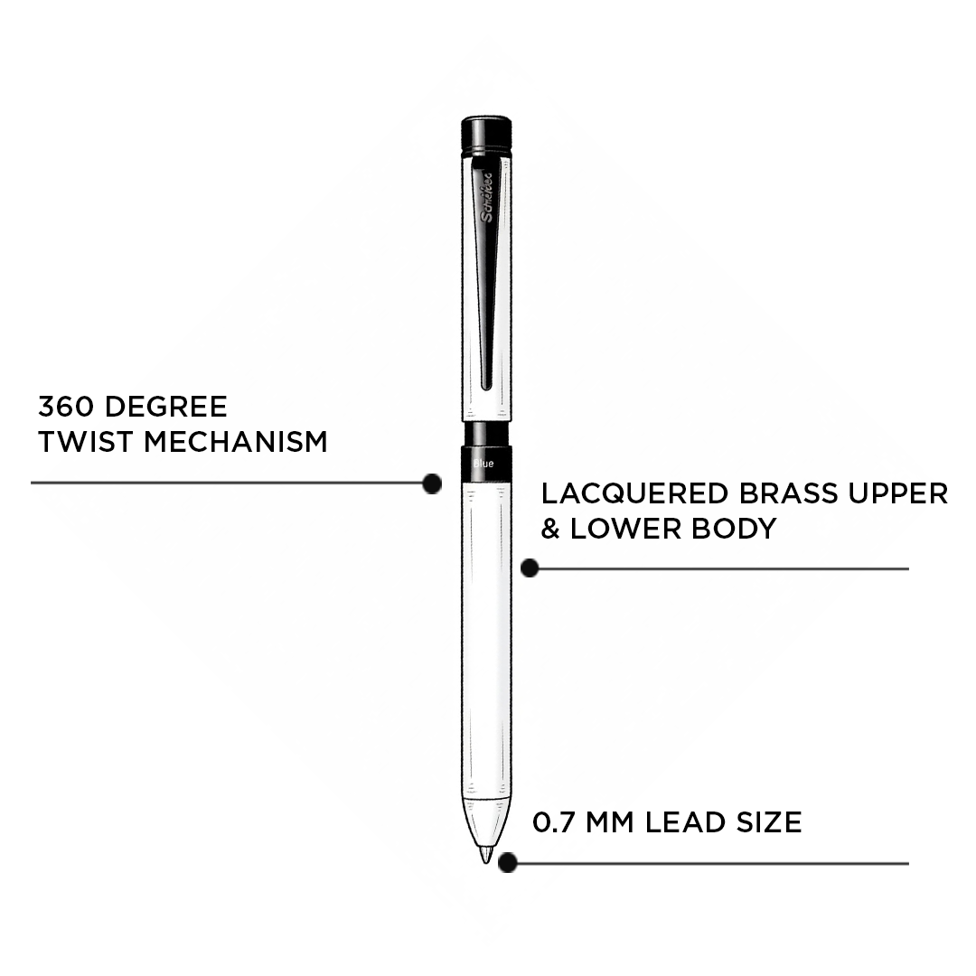 Scrikss 83 Trio Ball Pen & Mechanical Pencil