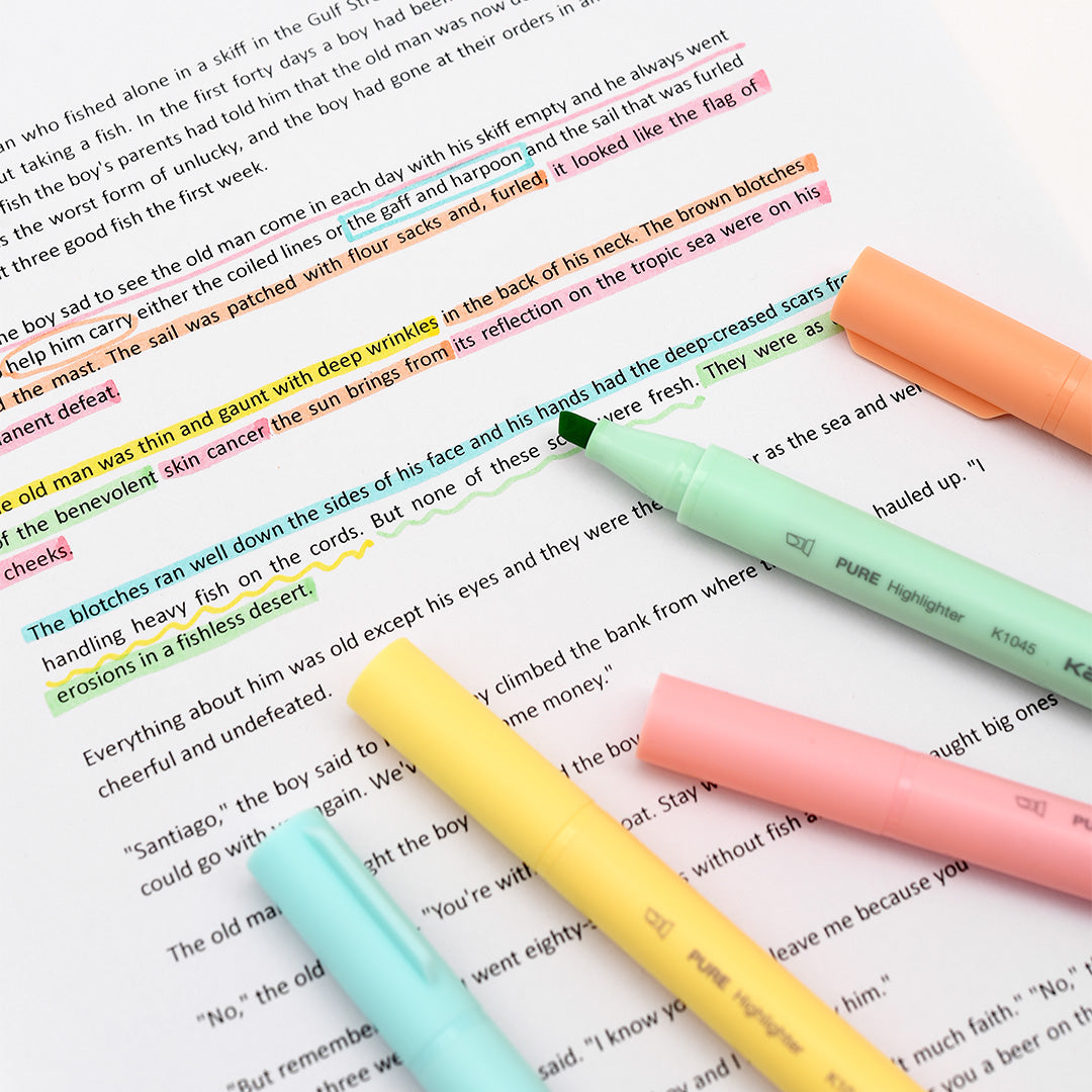 Pure Macaron Highlighter - Five color Pack