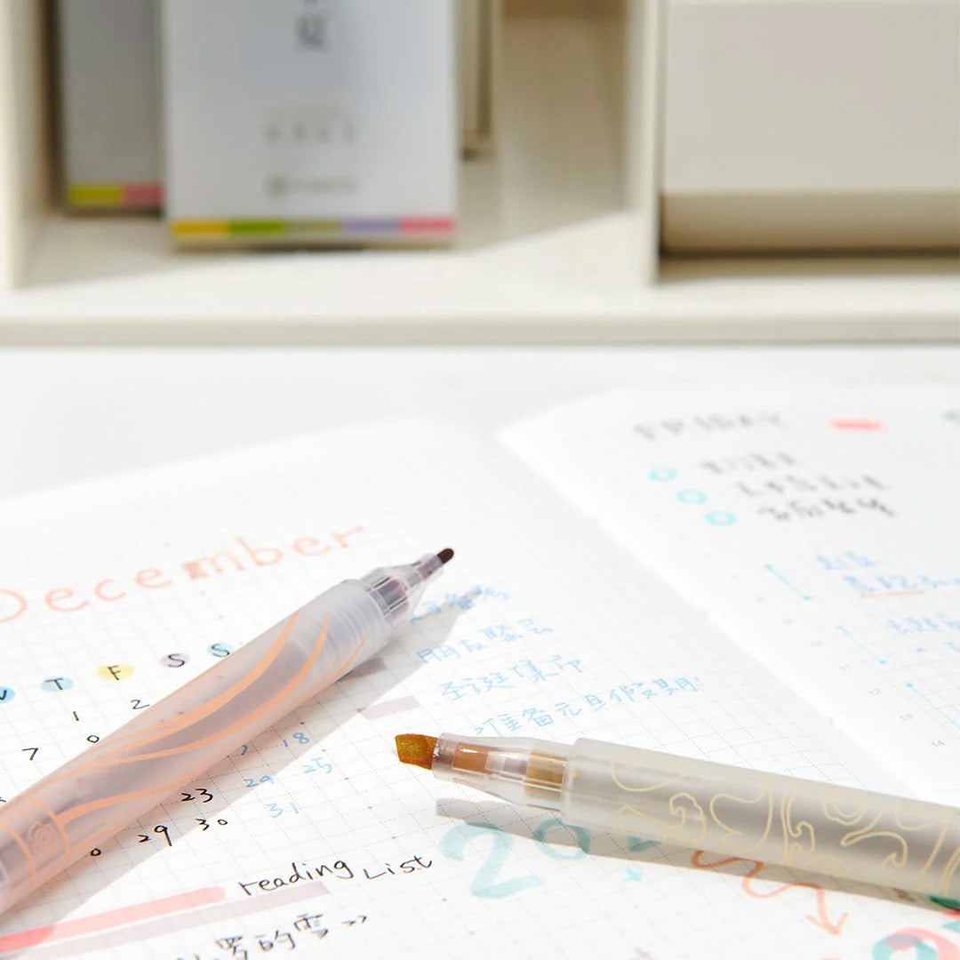 Pure Dual Tips Highlighter Set