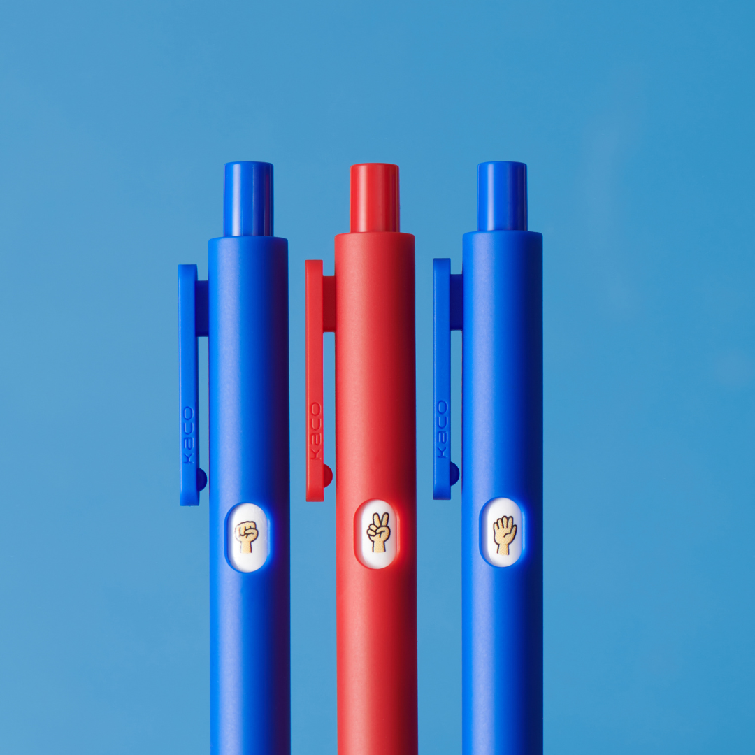 Kaco Pure(small window) Rock Paper Scissors 0.5mm Gel Pen