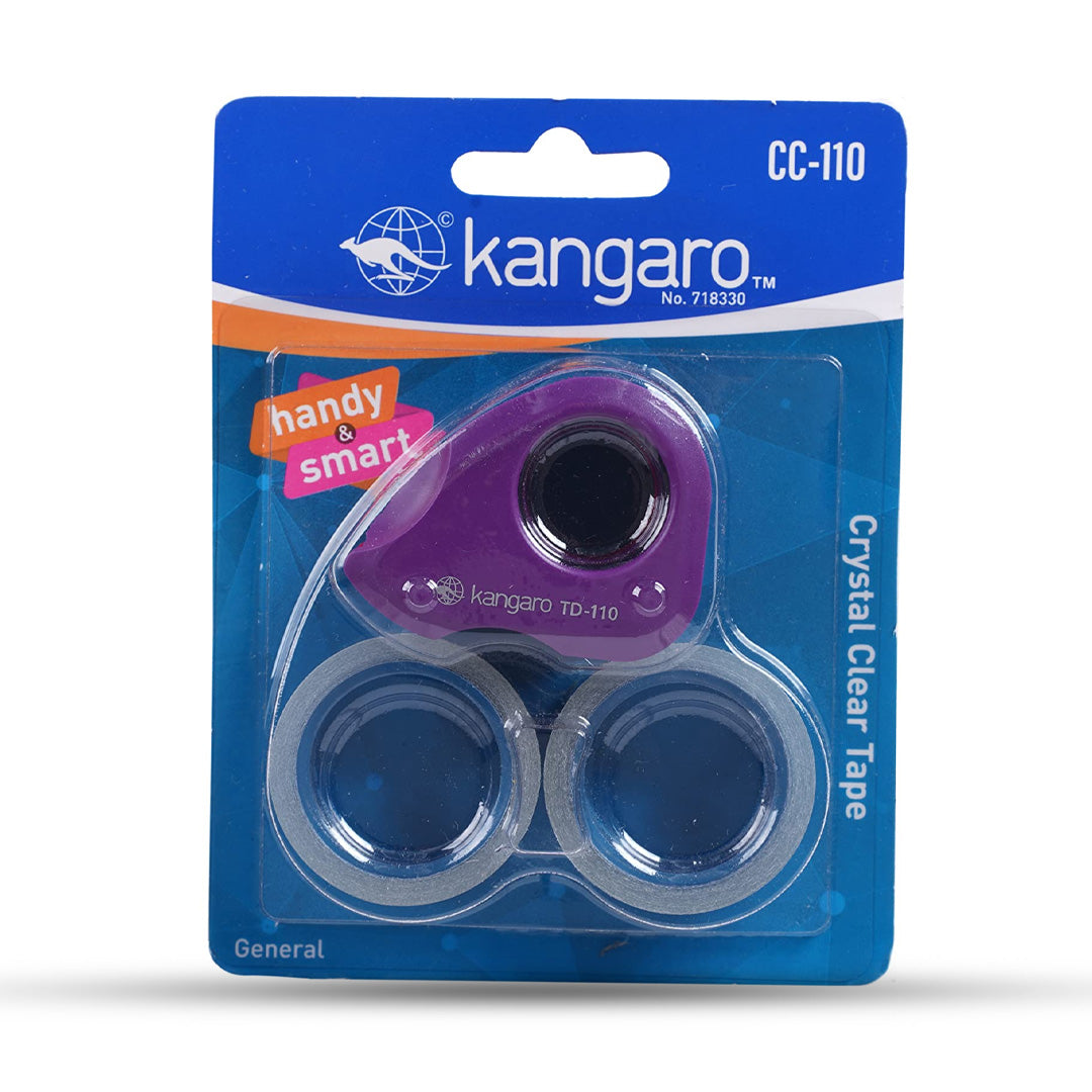 Kangaro Handy & Smart Crystal Clear Tape Dispenser