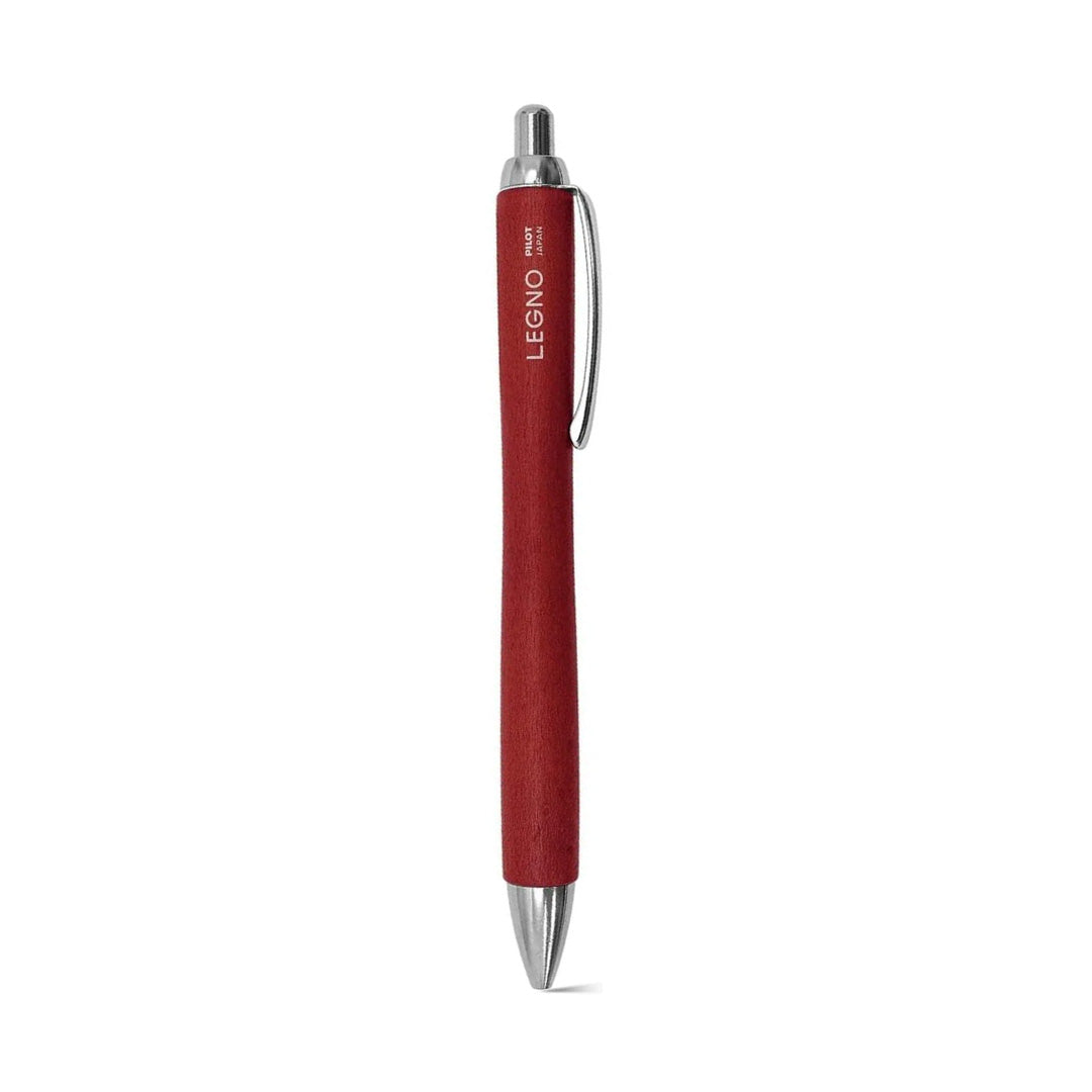 PILOT LENGO Wooden Shaft Oily Black Ink Pen - SCOOBOO - Pilot Japan