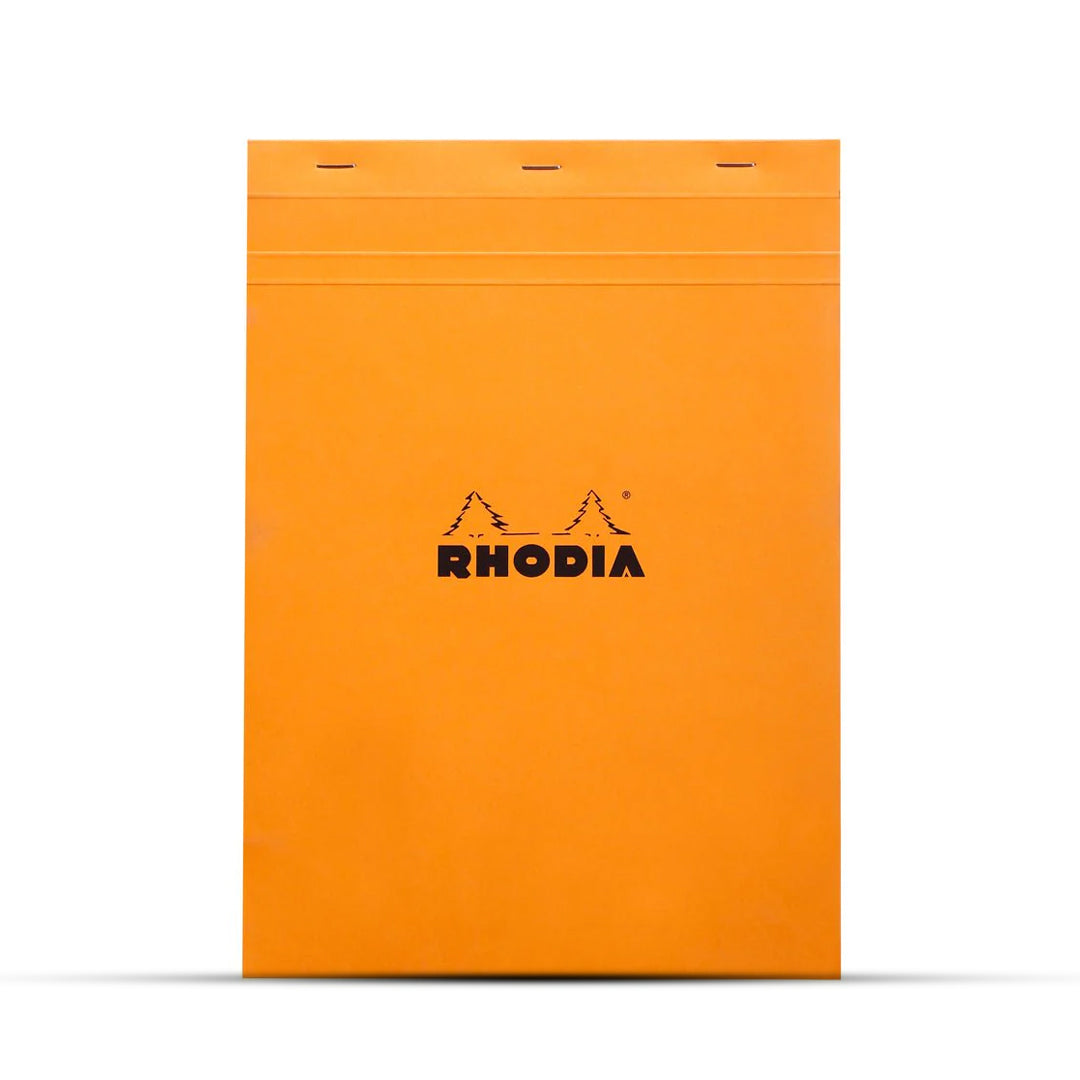 Rhodia Basics Orange Grid Notepad