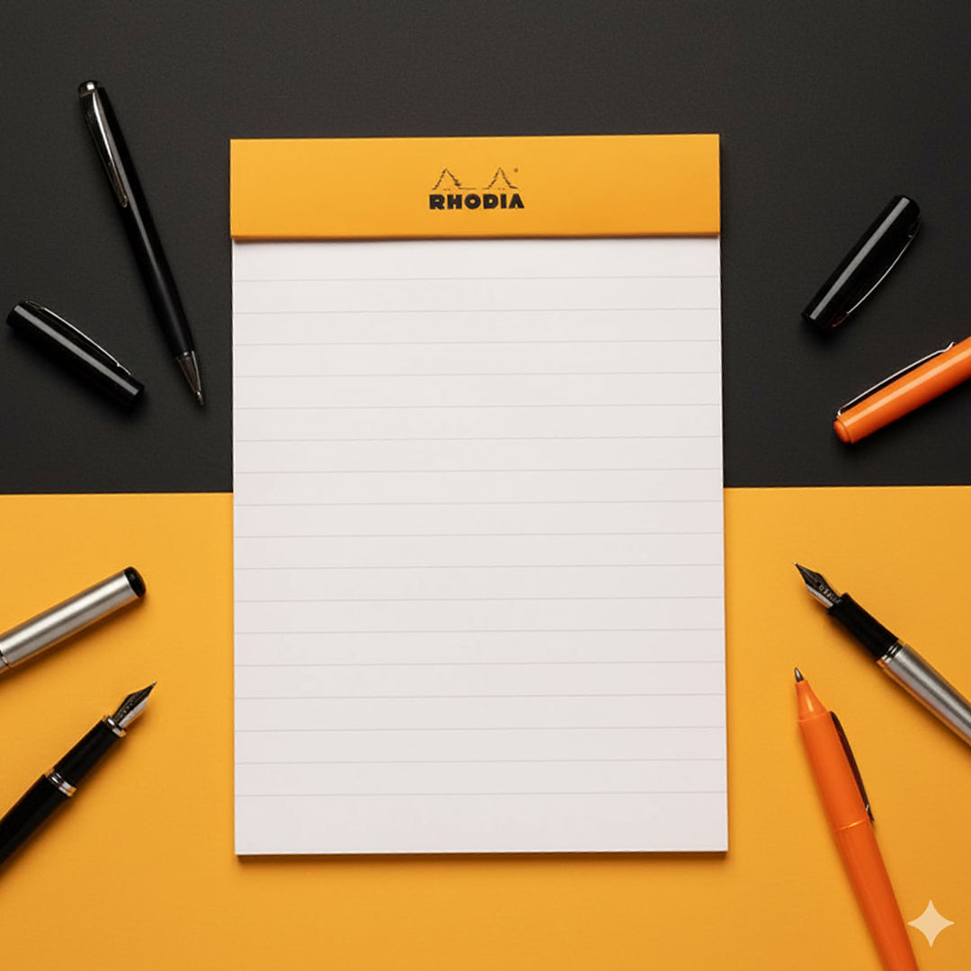 Rhodia A5 Ruled Notepad