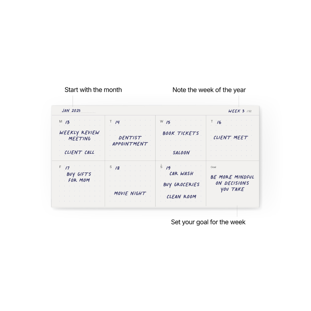 Roda Week Pad Planner