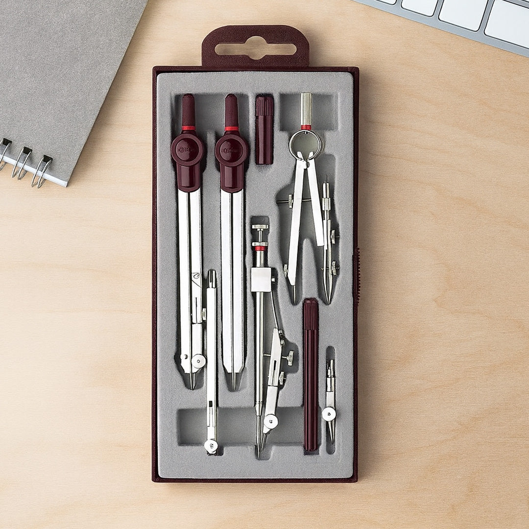 Rotring Centro Universal 8 pieces Compass Set