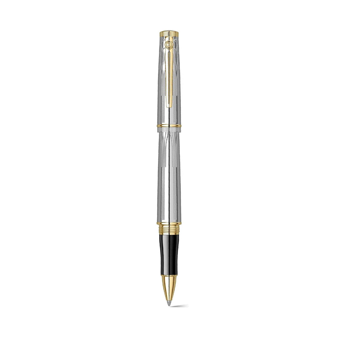 Scrikss Heritage Gold Chrome With 23k Gold Plated Roller ball Pen