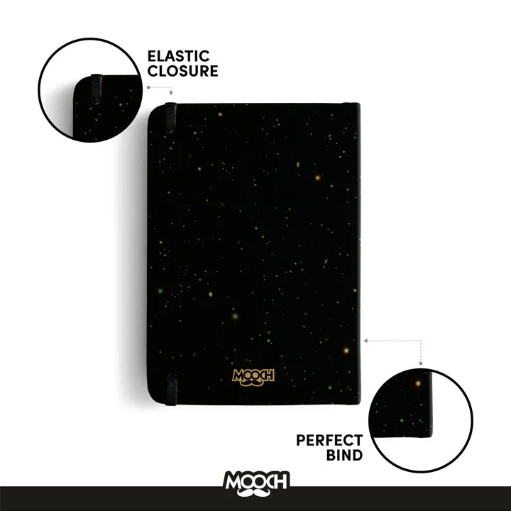 Mooch Shining Dog A5 Plain Notebook