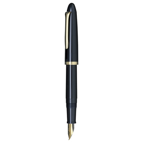 Sailor 1911 Fude De Mannen Black GT Fountain Pen 10-0212-740