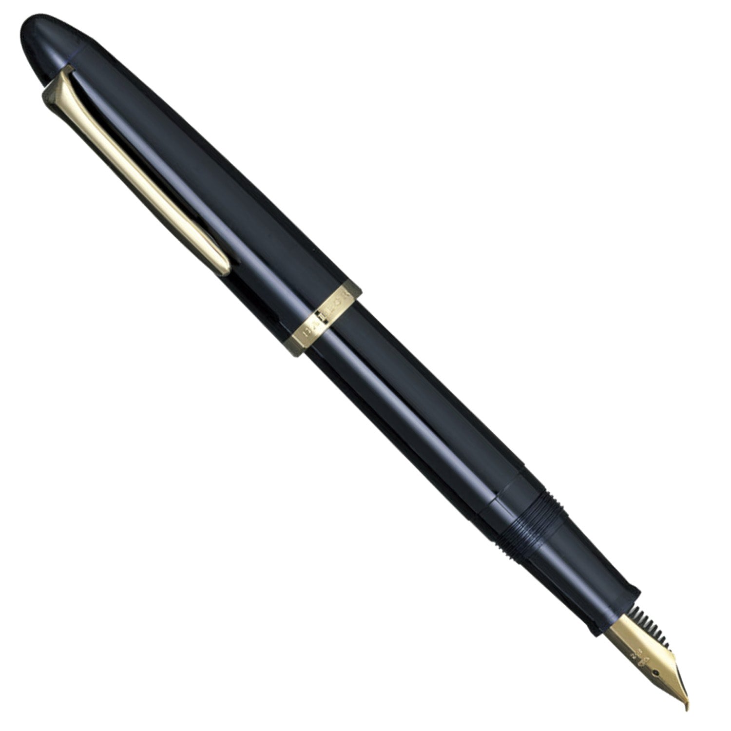 Sailor 1911 Fude De Mannen Black GT Fountain Pen 10-0212-740