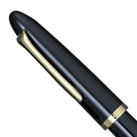Sailor 1911 Fude De Mannen Black GT Fountain Pen 10-0212-740