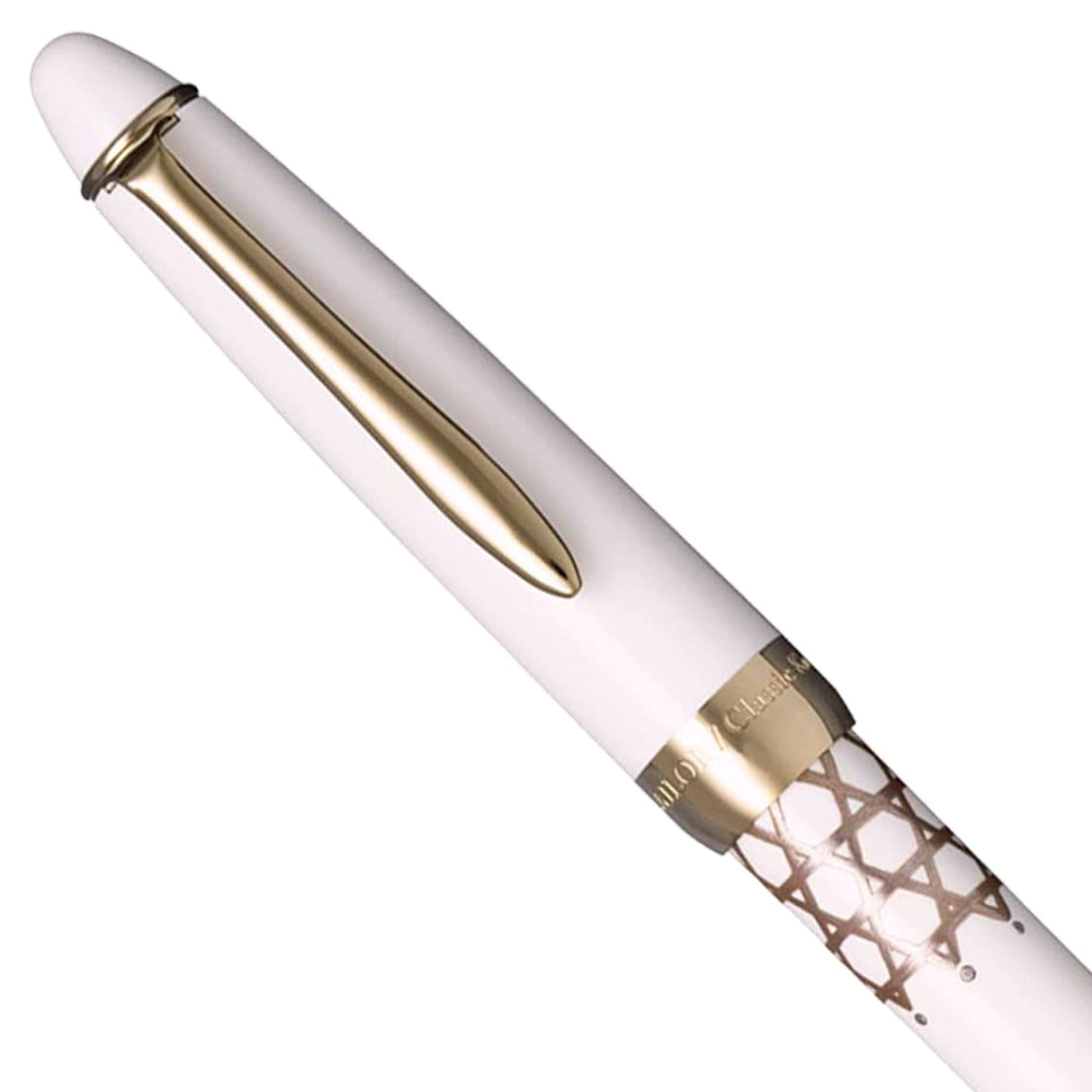 Sailor Classic Ko Bamboo Mesh White Ballpoint Pen 15-2502-210
