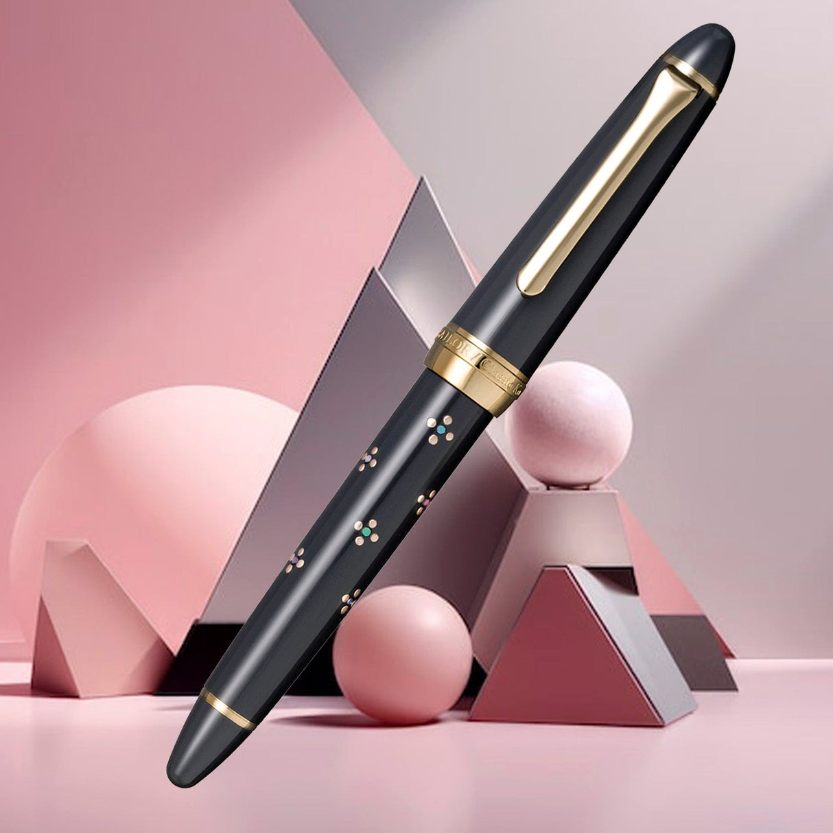 Sailor Classic Ko Floret Dot Gray Fountain Pen