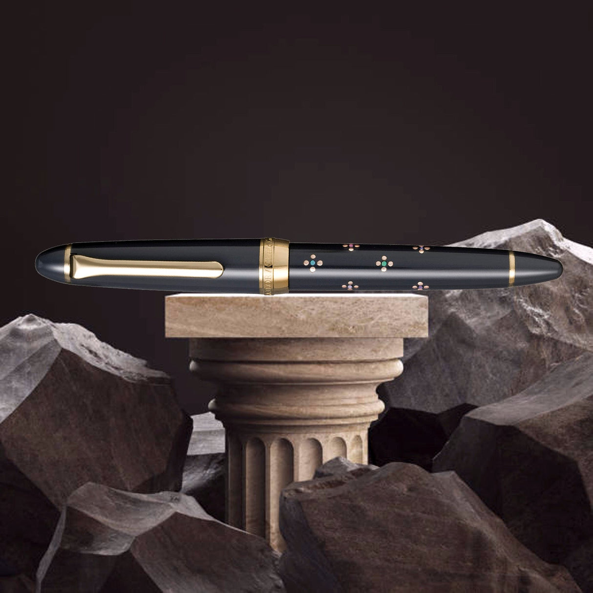 Sailor Classic Ko Floret Dot Gray Fountain Pen