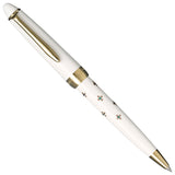 Sailor Classic Ko Floret Dot White Ballpoint Pen 15-2503-210