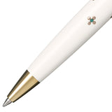 Sailor Classic Ko Floret Dot White Ballpoint Pen 15-2503-210