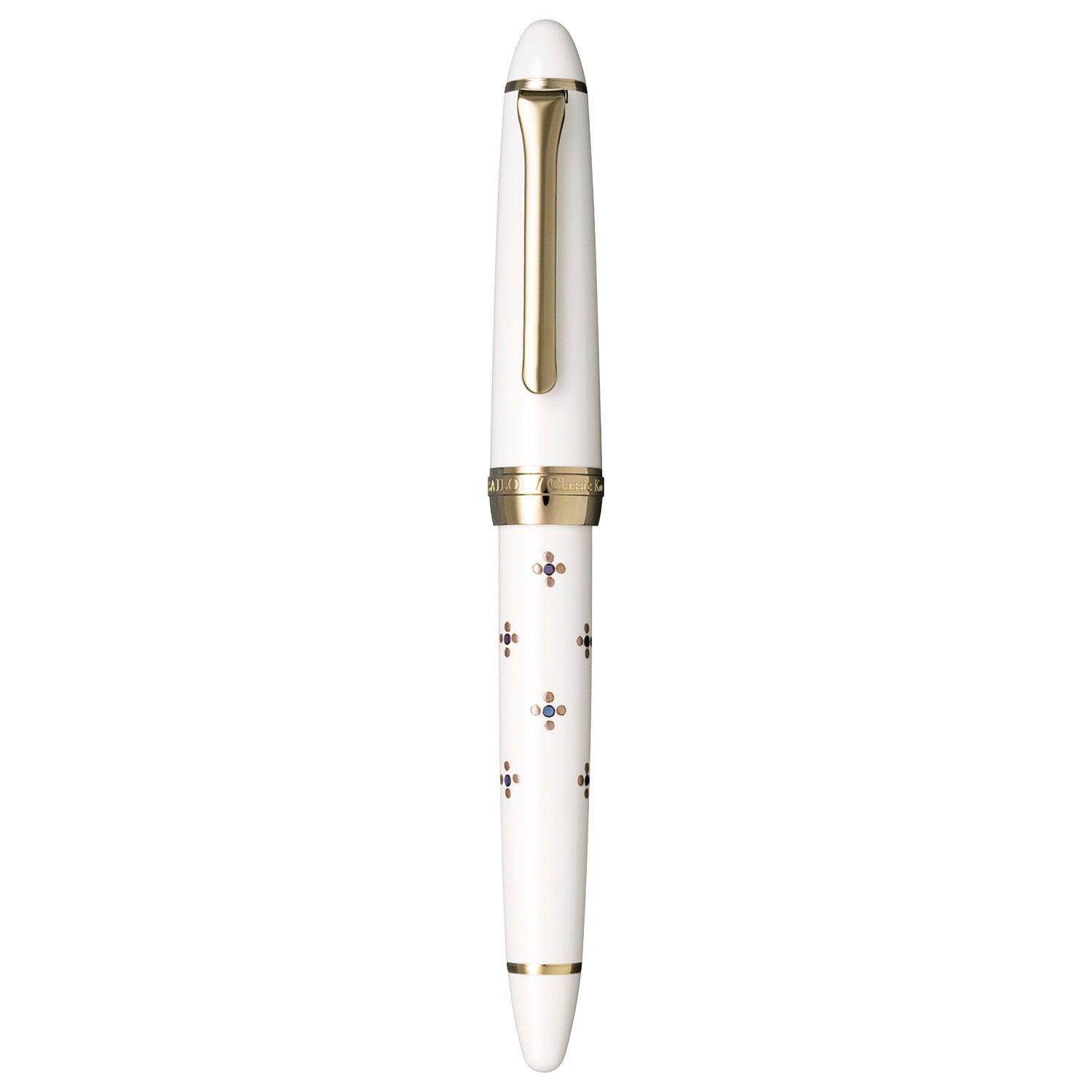 Sailor Classic Ko Floret Dot White Fountain Pen