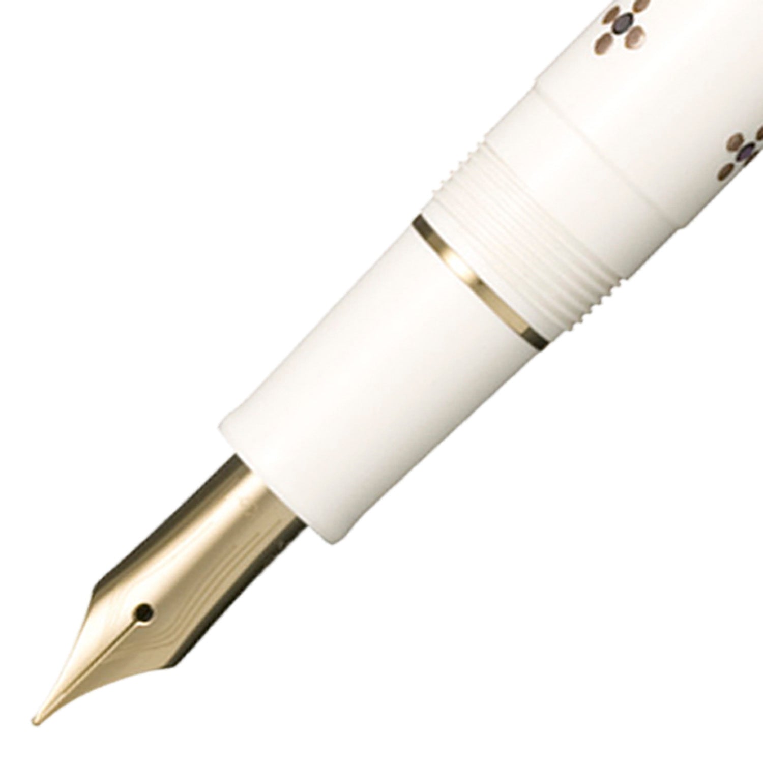 Sailor Classic Ko Floret Dot White Fountain Pen