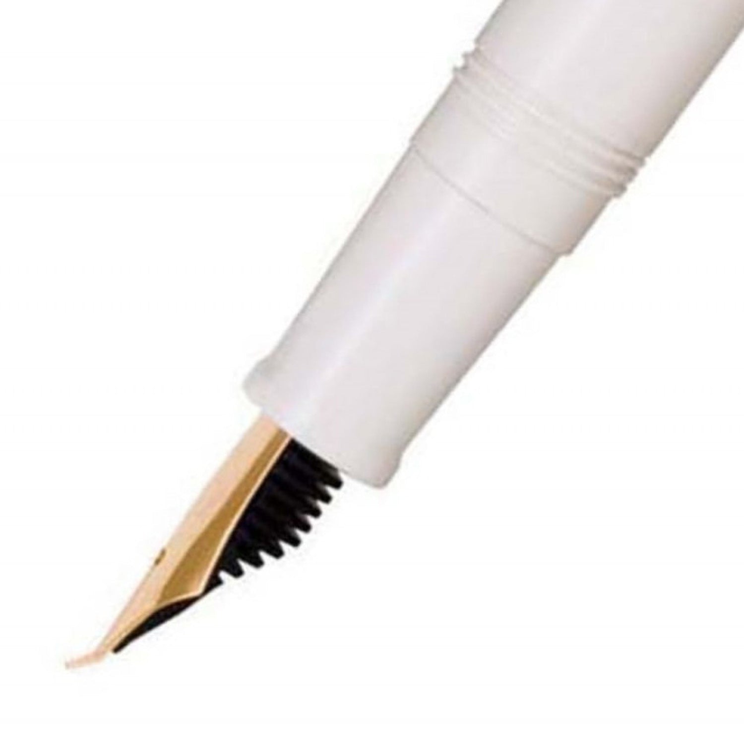 Sailor Fude de Mannen White GT Fountain Pen 12-0150-010