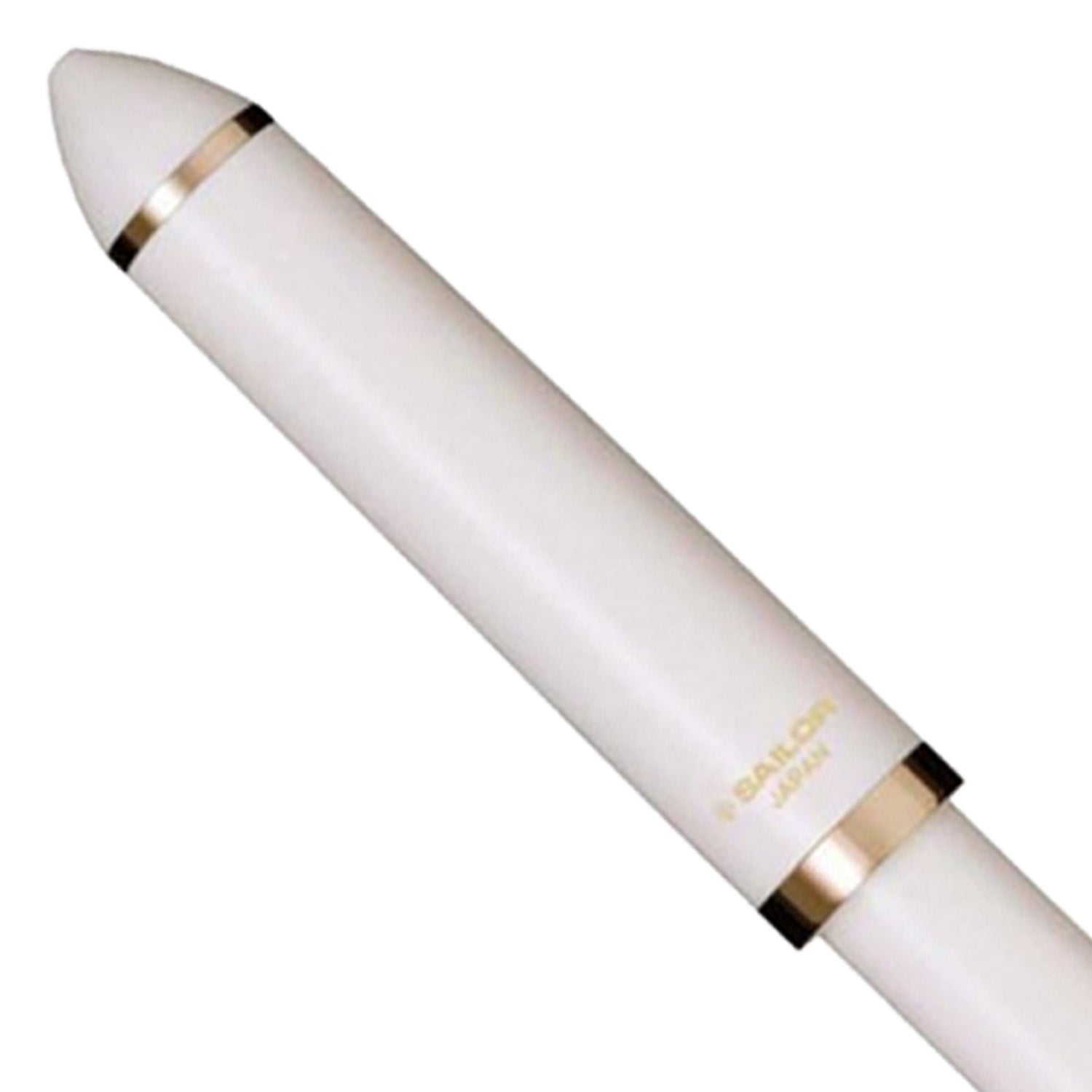 Sailor Fude de Mannen White GT Fountain Pen 12-0150-010