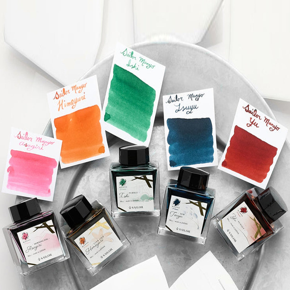 Sailor Manyo 5th Anniversary Ink Bottle (Ishi - 50 ML) 13-2009-303 (Limited Edition)