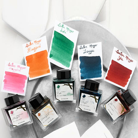 Sailor Manyo 5th Anniversary Ink Bottle (Asagiri - 50 ML) 13-2009-304 (Limited Edition)