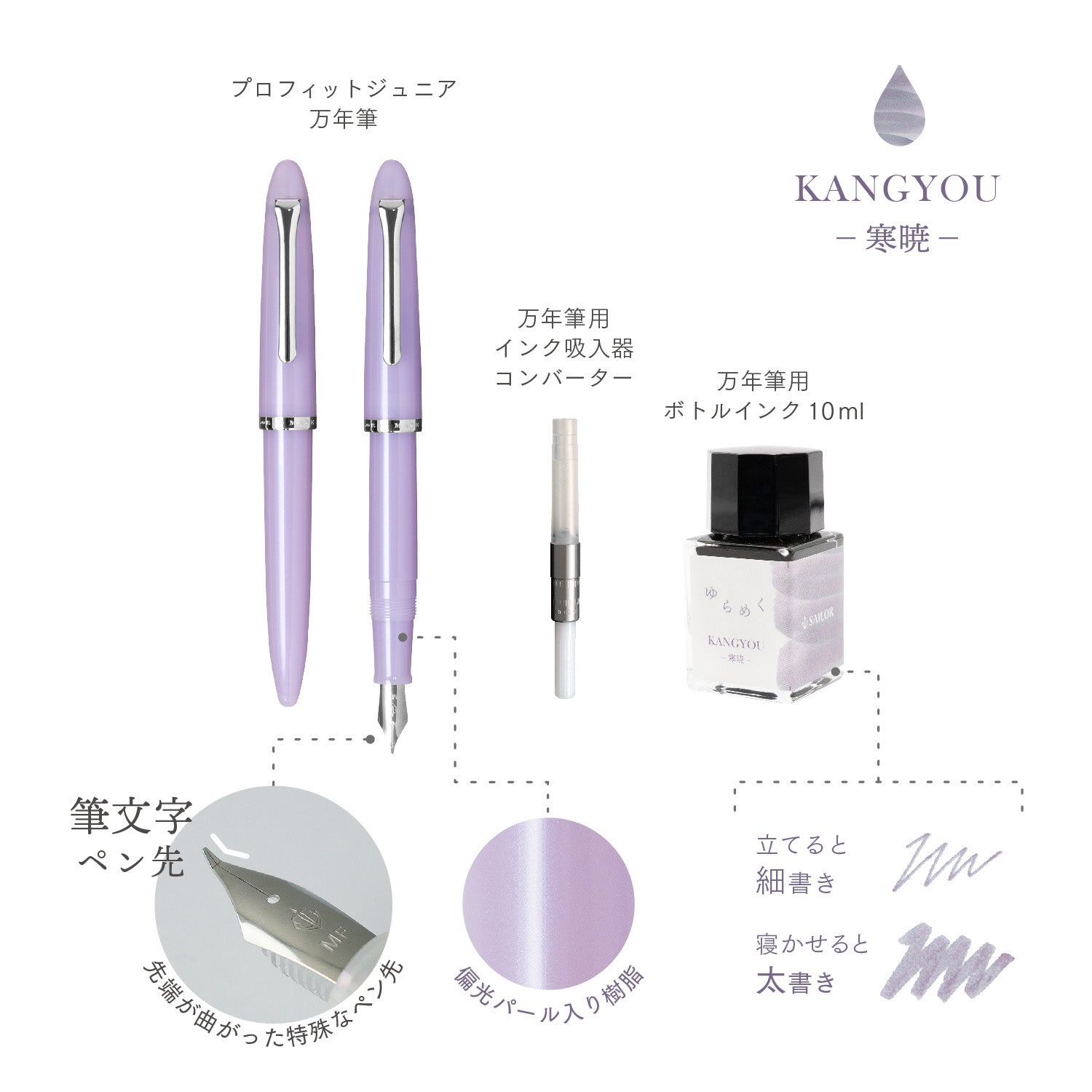 Sailor Profit Junior Kangyou Fountain Pen Set