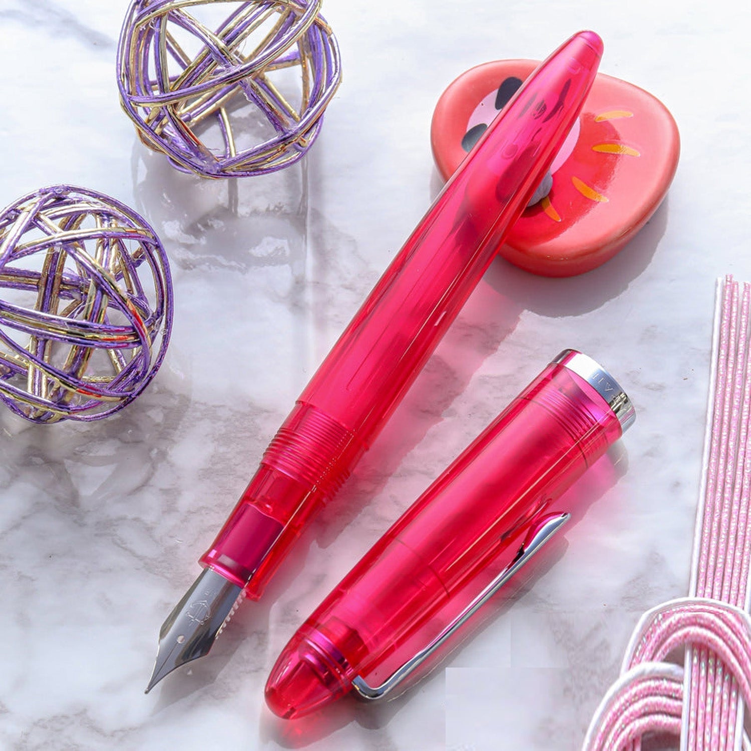 Sailor Profit Junior Transparent Pink CT Fountain Pen (Limited Edition)