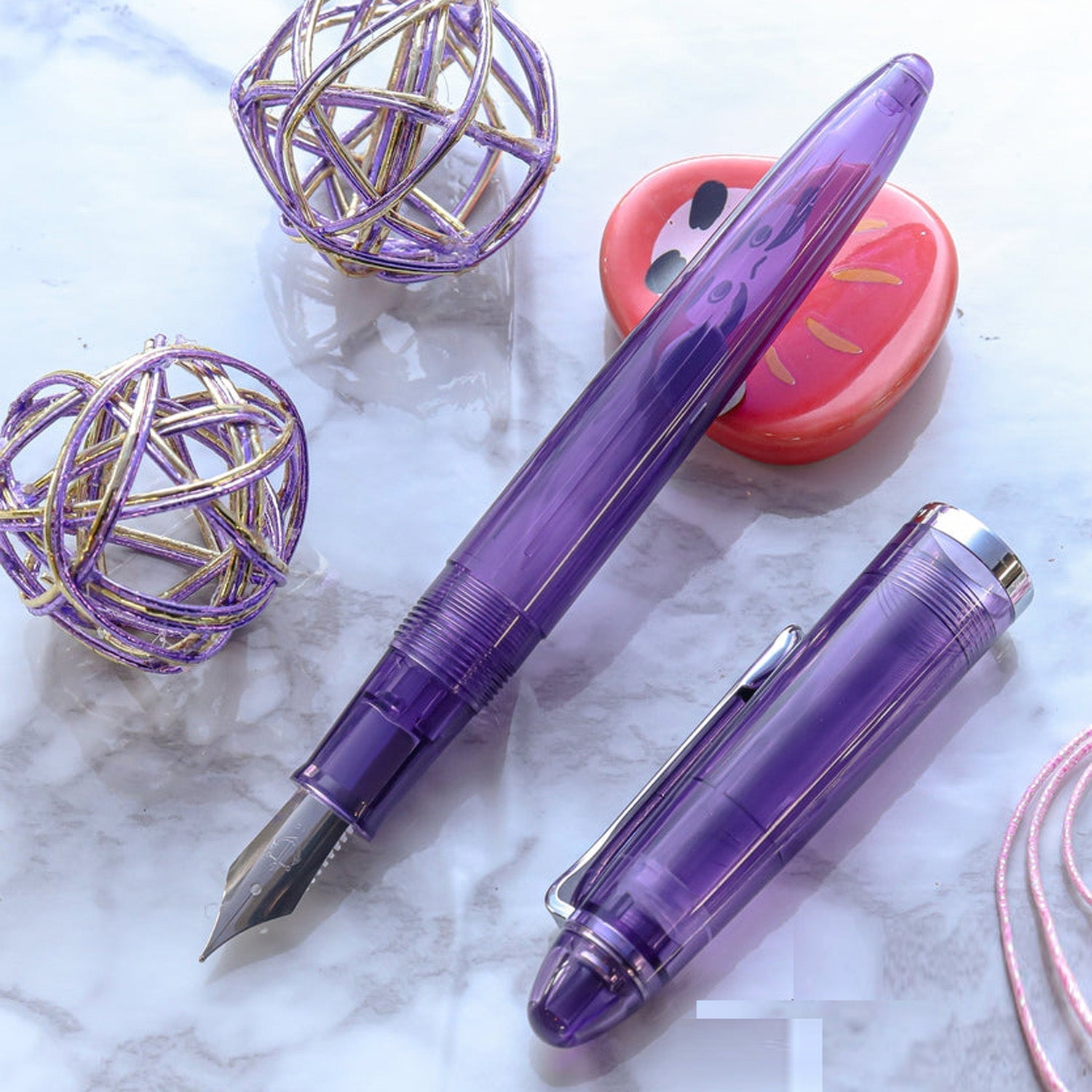 Sailor Profit Junior Transparent Purple CT Fountain Pen (Limited Edition)