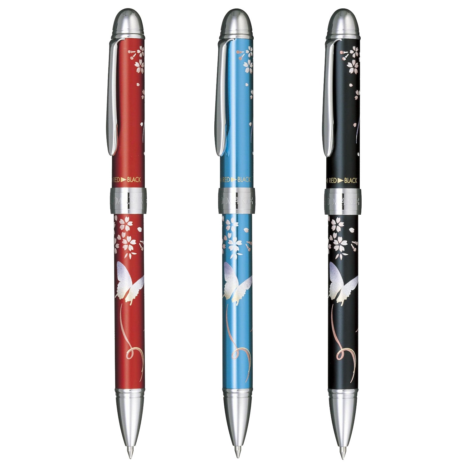 Sailor Yubi Maki-E Butterfly Black CT Multi Functional Pen 16-0333-220