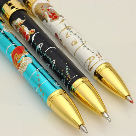 Sailor Yubi Maki-E Gold Fish White GT Multi Functional Pen 16-0353-210